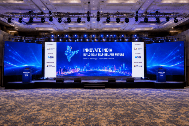 Large-scale LED event stage