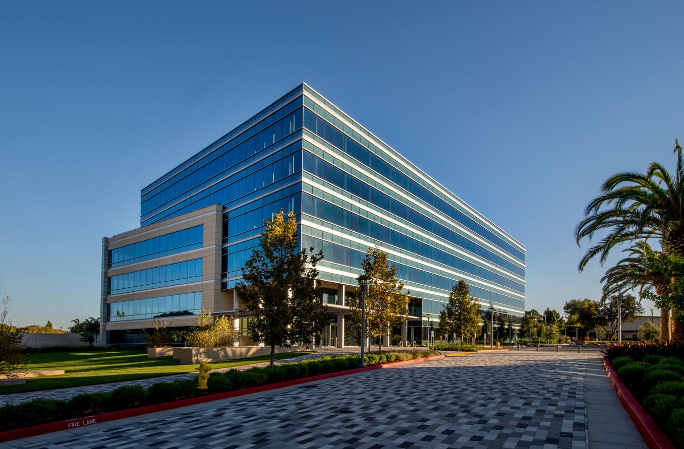 Institutional office building exterior