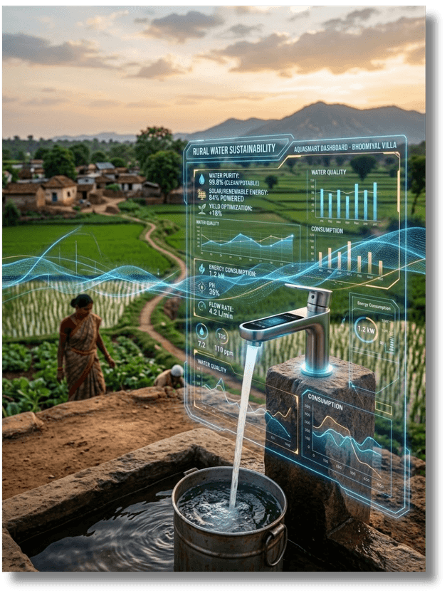 Rural water sustainability smart dashboard